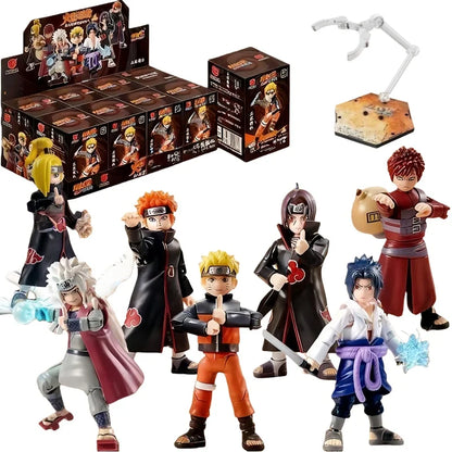 New Original NARUTO Building Blocks Toys Cartoon Anime DIY Assembled Figure Uzumaki Shippuden Action Model Toys Children Gifts