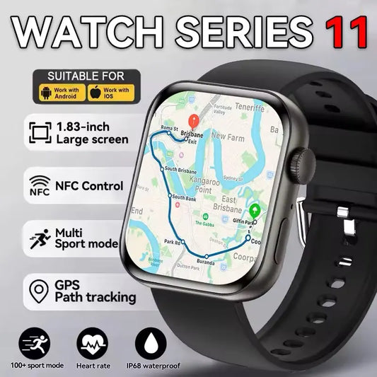 Series 10 Watch 10 GPS Smart Watch DT Memory Music Video Bluetooth Call Heart Rate Waterproof NFC Smartwatch For Apple Android