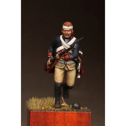 54mm resin unpainted model kit, military theme, Prussian musketeer unassembled and unpainted GK