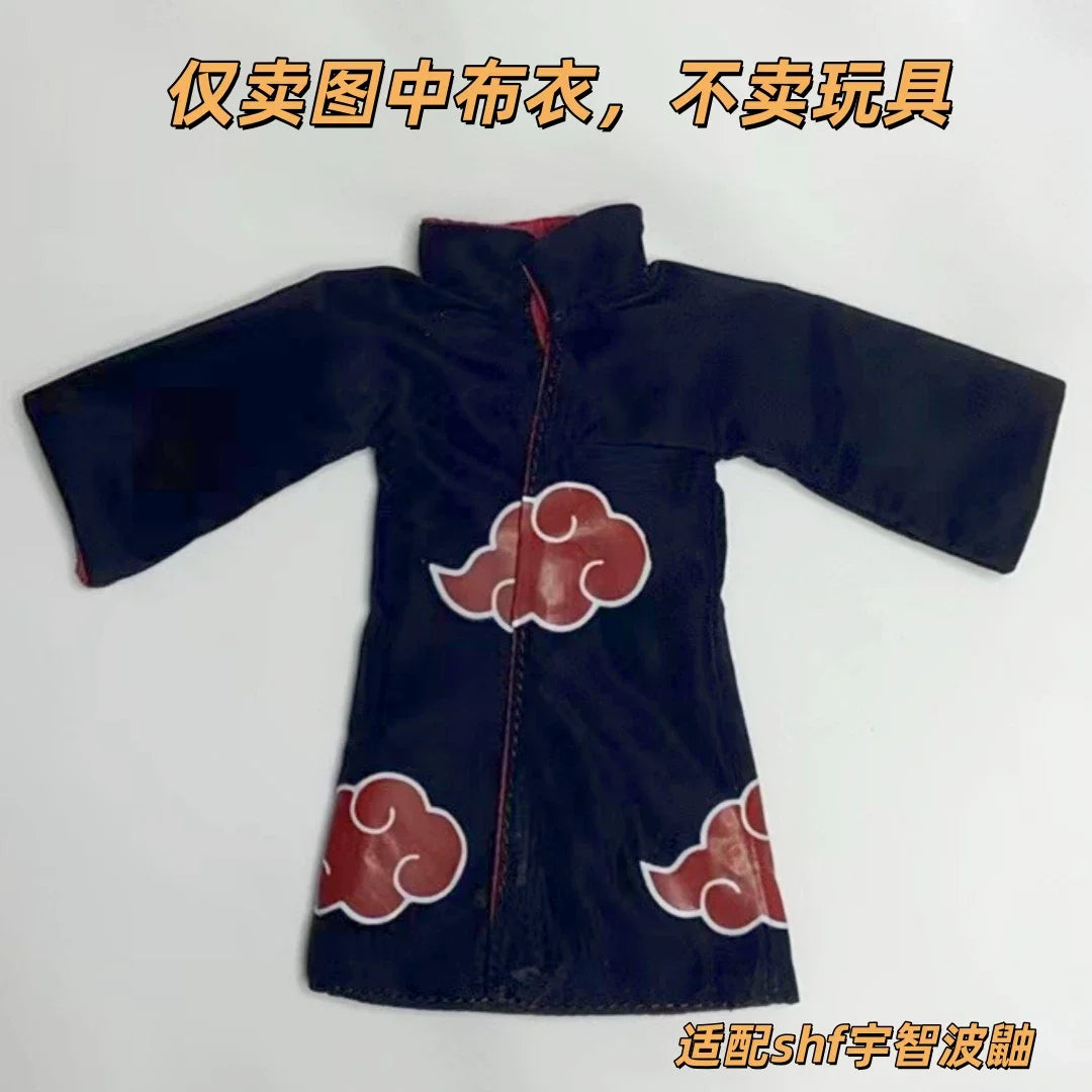 1/12 Classic Japanese Anime Naruto Characters Same Style Mini Robe Skirt Bamboo Hat Accessory for SHF Action Figure