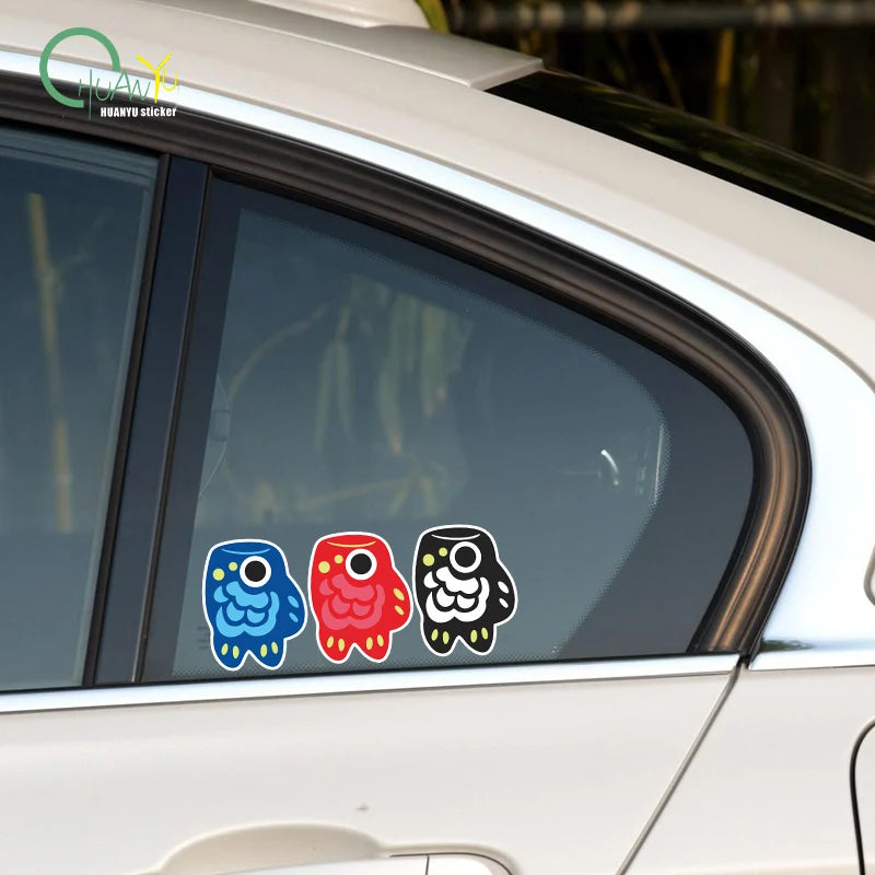 Cartoon Koi Fish Sticker Reflective Waterproof Scratch Covering Car Decal Decoration Sticker for Car Motorcycle and Electric