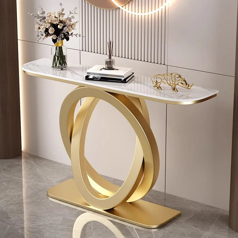 Luxury Trendy Console Table Curved Unique Beauty Elegant Console Table Nordic Design Console Meuble Living Room Furniture