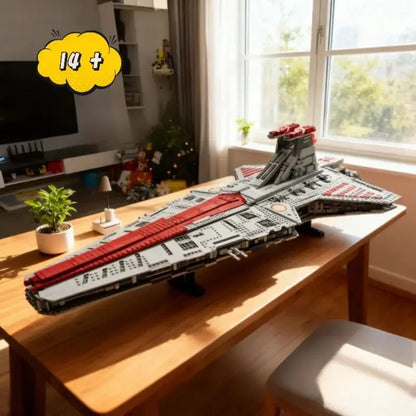 Cheapest Venator-class Republic Attack Cruiser Bricks Building Blocks 5374pcs Space Gunship Dispaly Model Gifts for Teenage Toy