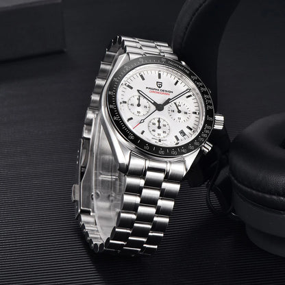 PAGANI DESIGN 2026 New V5 PD1701 Men's Watches Luxury Quartz Watch Men Sport Speed Chronograph AR Sapphire Glass 100M Waterproof