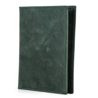 Genuine Cow Leather Passport Holder Travel Wallet with Case Pocket Card Holder RFID Blocking Passport Cover  card wallet