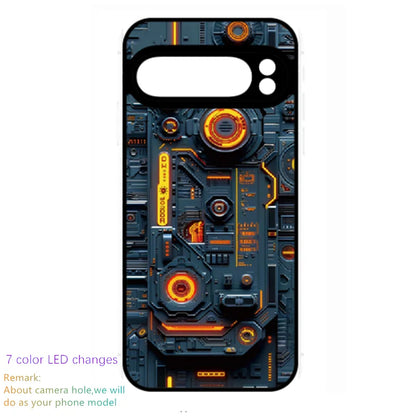 Smart LED Lighting Case For Google Pixel 10 9 Pro XL 9A 9Pro Anti-shock Full Protective Cover Glow For Google Fold Case Pixel
