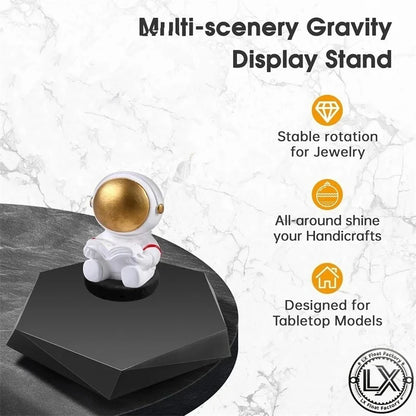 Levitating Display Stand Magnetic Floating Display with Stand for Toys Figures Miniatures Automatic Rotating Creative Gifts