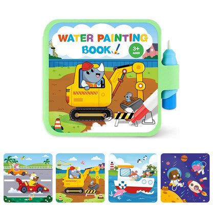Montessori Toys Reusable Water Drawing Books Coloring Painting Book Drawing Toys Sensory Education Toys for Birthday Gift