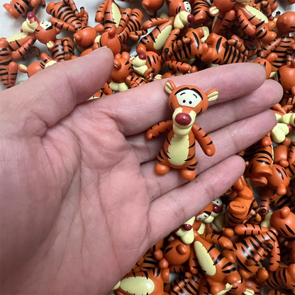 Disney original 100th Mini Figureines Bottle Toy  Princess Series Villain Series Figurine Toy Model For Kids Gifts