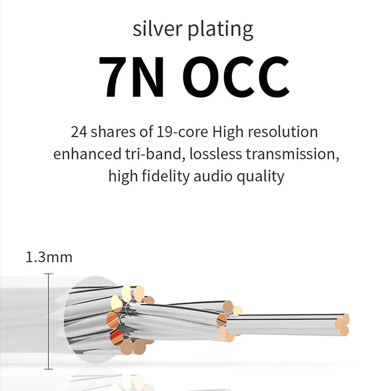 YYAUDIO One Pair High-end 7N OCC Silver Plated Speaker Cable For Hi-fi Systems Y Plug Banana Plug Speaker Cable
