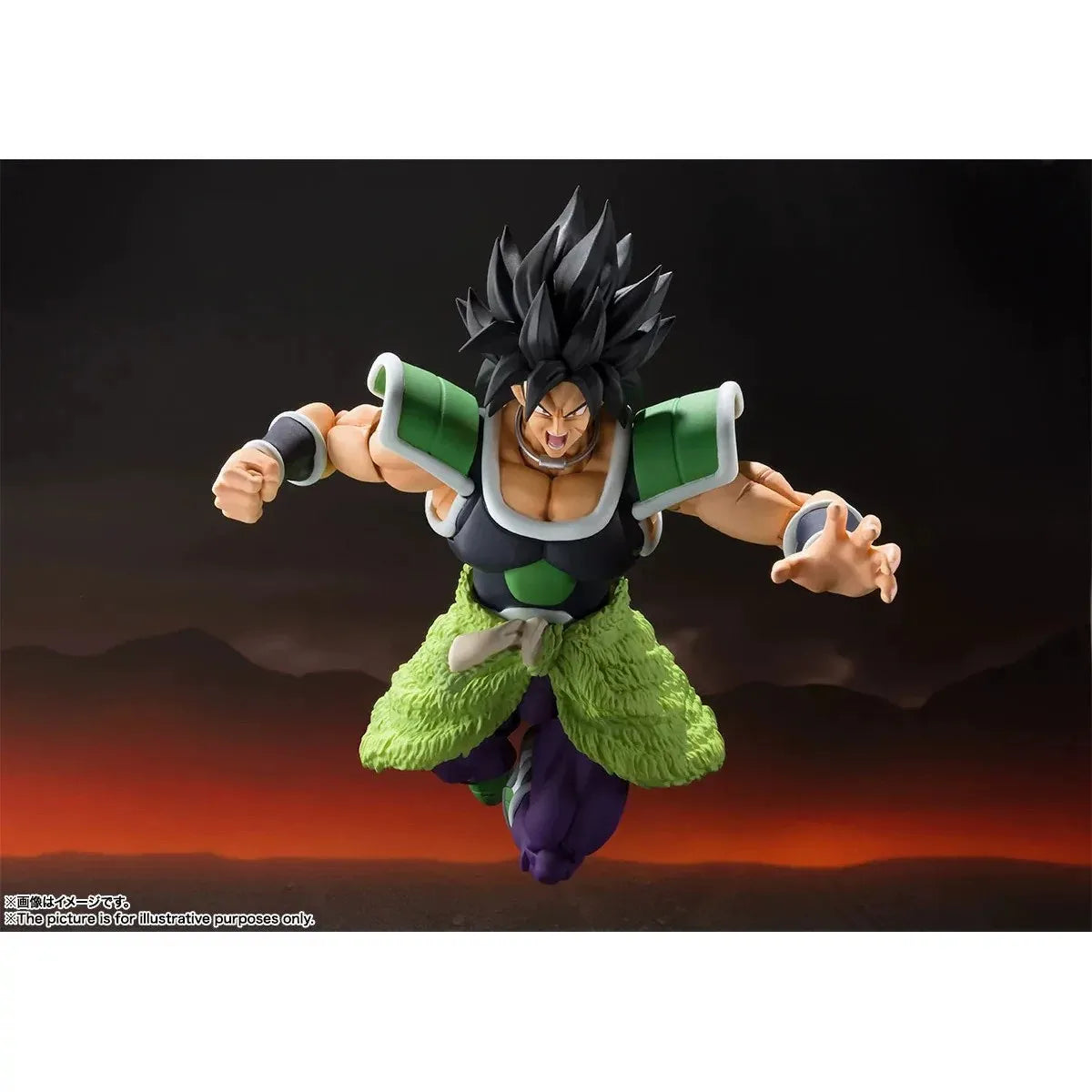Reissue Bandai S.H.Figuarts BROLY -SUPER- Action Figures Dragon Ball Super Saiyan Anime Figure Plastic Toys Free Gift