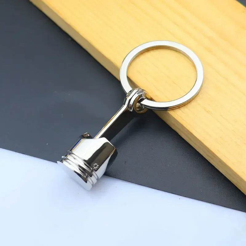 Metal Mini Car Auto Creative Wheel Keychain Parts Auto Enthusiast  Accessories KeyKeyring Ring Chain for Men Woman Lover Gift