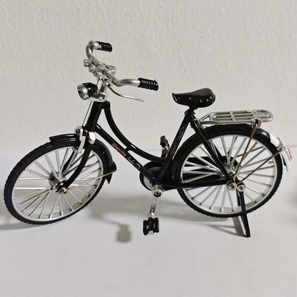 Simulation Retro 28 metal die-cast bicycle model 1:18 Mini Alloy Bicycle Model Creative DIY home Decoration crafts Adult Fun Toy