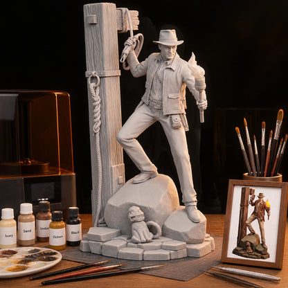 1/24 1/18 1/12 Jones Unpainted Unassembled 3D Printing Resin Model Garage Kits (Requires Painting and Assembly)