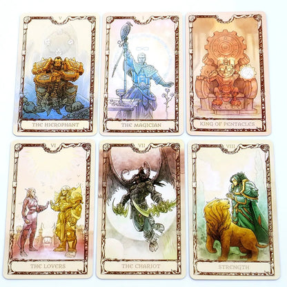 World of Warcraft Tarot Deck set for fans of the game and fantasy enthusiast