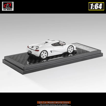 LCD  1:64 scale new Koenigsegg CC850 car model static display piece holiday gift collection