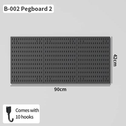 No Drill Pegboard Wall Rack Gaming Room Storage for Controllers Headphones Figures Keyboard Hooks Shelf