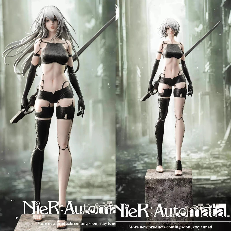 In Stock Nier Automata Series A2 Battle Damage Edition 1/4 50cm Statue Figure Boutique Collectible Desktop Ornaments Decoration