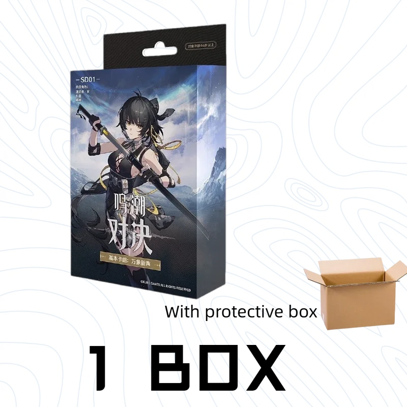 In Stock Wuthering Waves Duel TCG Vol.1 Booster Box, Collectible Trading Card Box Anime Game Periphery Collection Gift