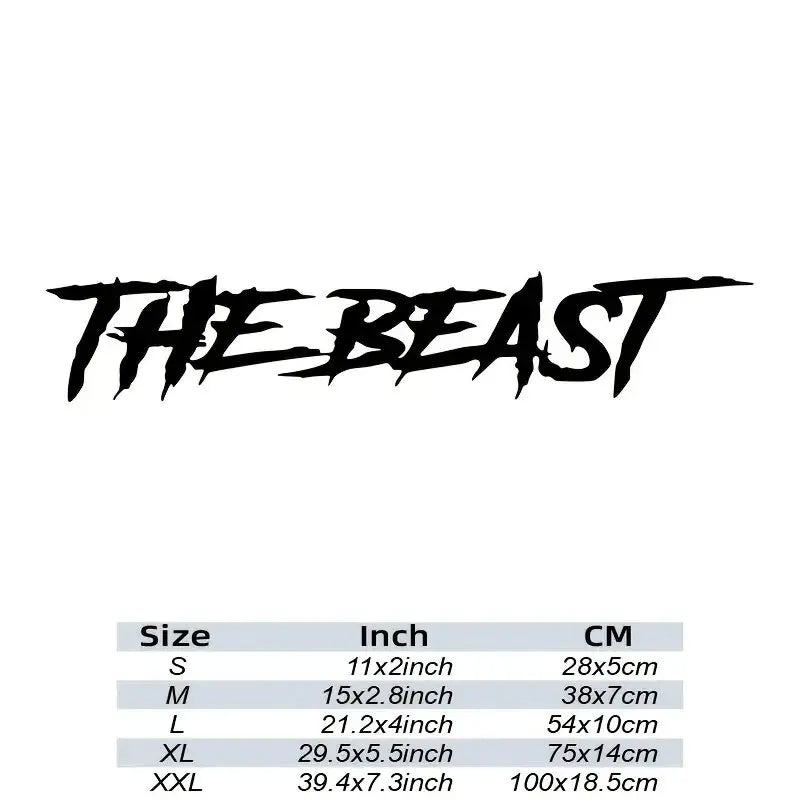 THE BEAST Stickers, For Car,Automobile,Motorbike,Trucks,Windows,Bumper,Waterproof Vinyl Decal