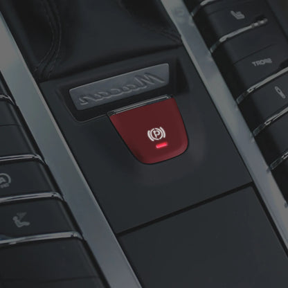 P Button Handbrake Parking Decoration Cover Trim For Porsche Macan 2014-2018 Cover Stickers Trim Car Styling Interior Accessorie