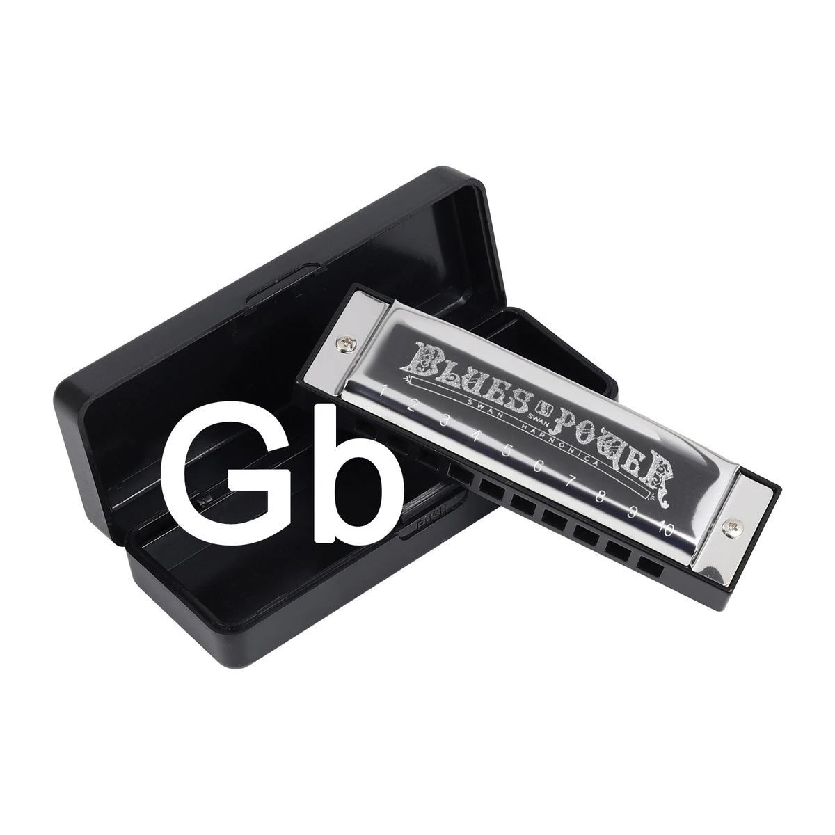 Diatonic Blues Harmonica 12 Keys Available Mouth Organ Harmonica10 Hole 20 Tone Diatonic Harp with Case for Student Teacher Gift
