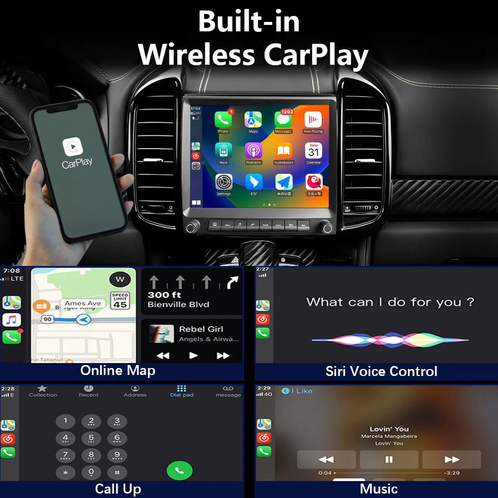 Car Android OEM Autoradio For Porsche Cayenne 958 II 2011-2017 4G GPS WIFI Bluetooth Player CHSTEK Wireless Carplay Navigation