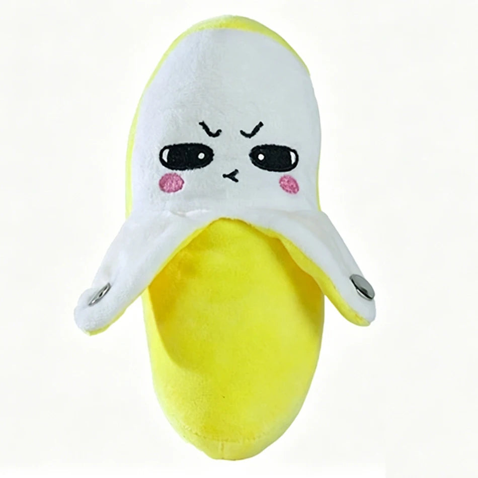 Hot Creative Peculiar Music Rhythm Parent-child Interactive Plush Doll Banana Fruit Induction Cultivate Music Perception gifts