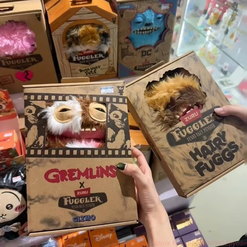 Fuggler Gremlins Soft Plush Stuffed Doll Gizmo Stripe Movie Cartoon Anime Figure Cute Doll Teeth Monster Toy Funny Birthday Gift
