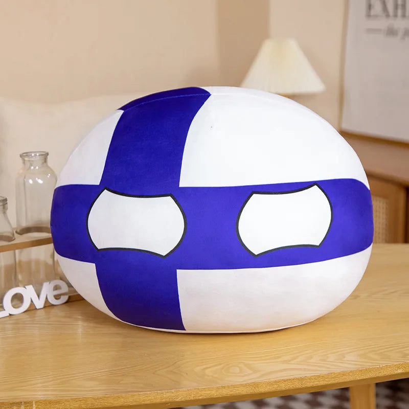 Country Ball Plush Toys 70 Styles 10cm Polandball Pendant Country Balls Countryball Stuffed Doll Xmas Birthday Gifts for Kids