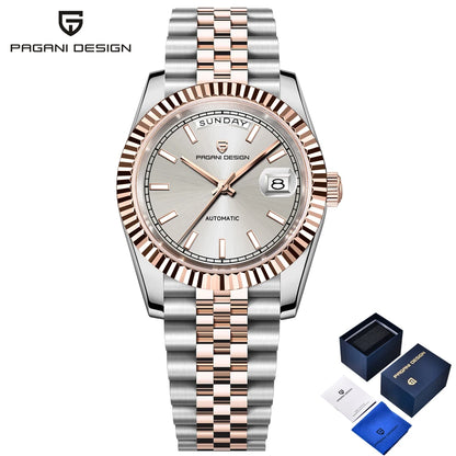 2026 New PAGANI DESIGN DD36 Men's Watches Rose Gold Automatic Watch For Men Mechanical Wristwatches AR Sapphire Luminous Clock