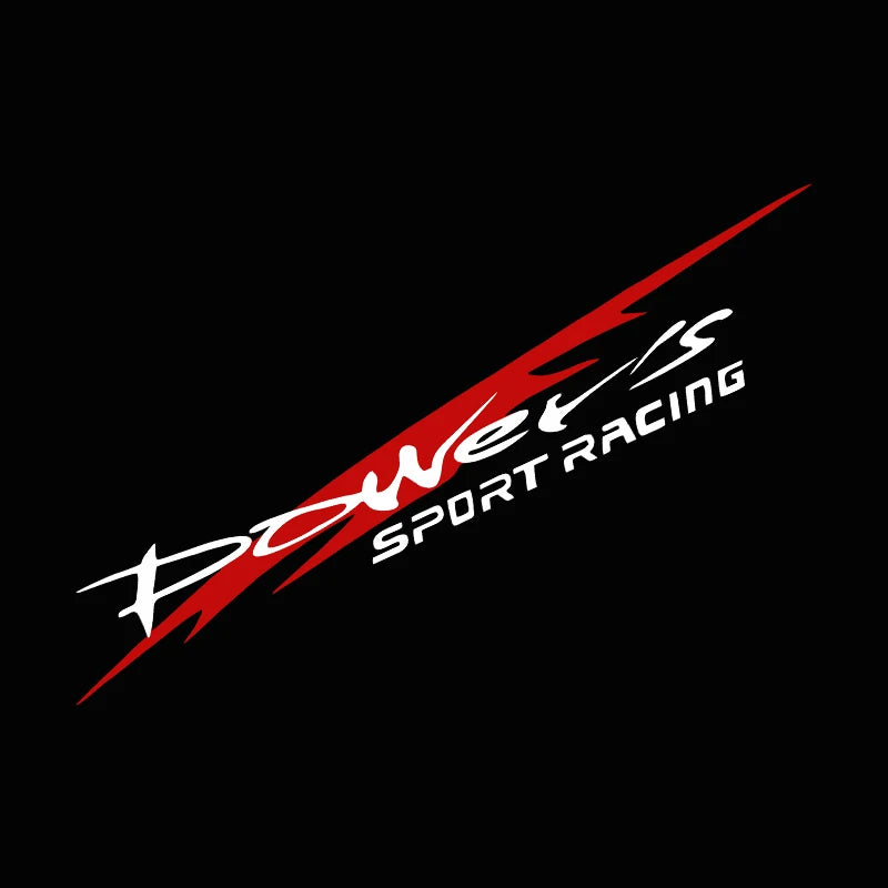 G083 30X5.5CM Racing Development Car Sticker Stylish Power's Racing Development Sports Sticker Car Reflective Waterproof Decal