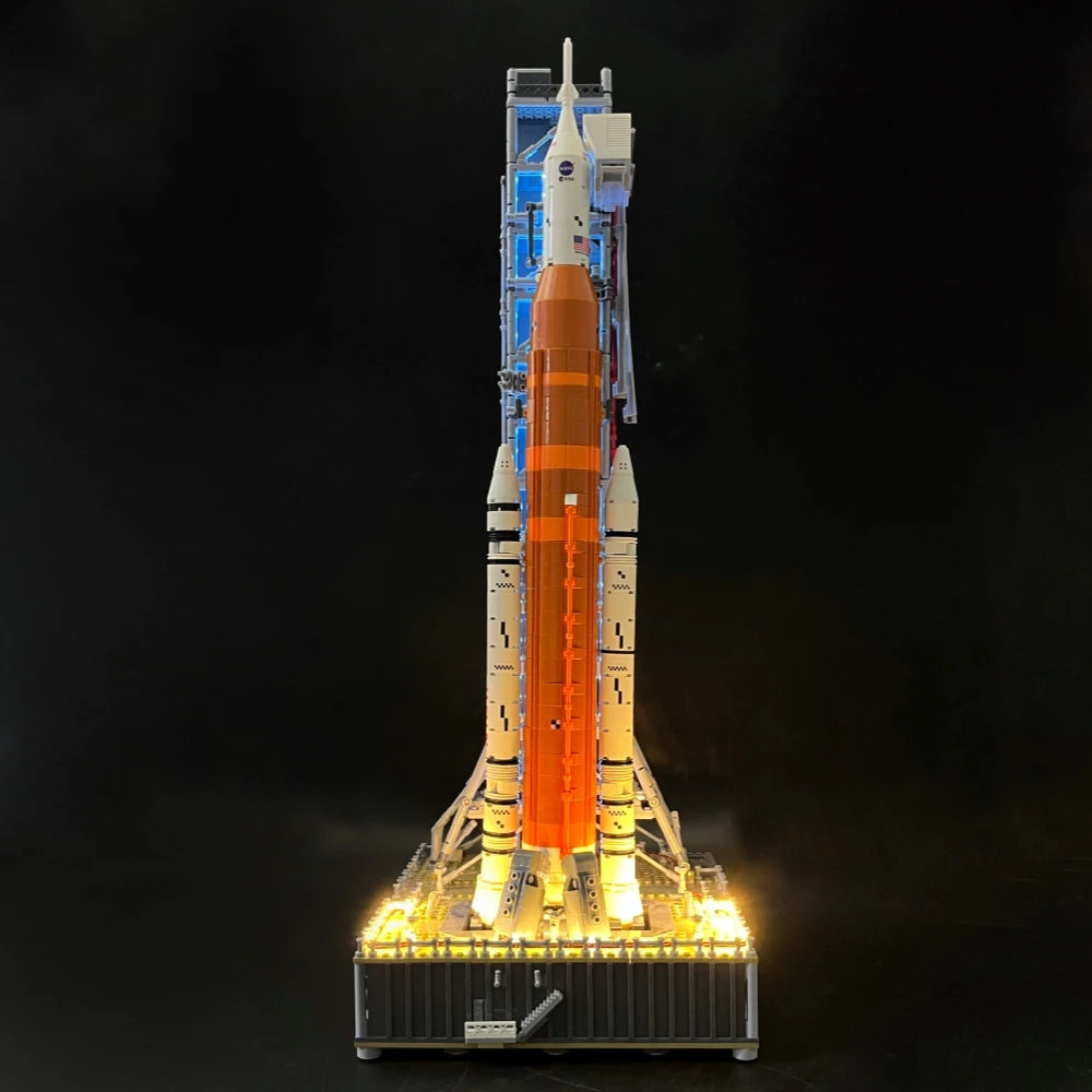 BYB LED Light For LEGO 10341 Artemis Space Launch Building Blocks Decorative Lamp Remote Control (Not Include  Building Blocks)