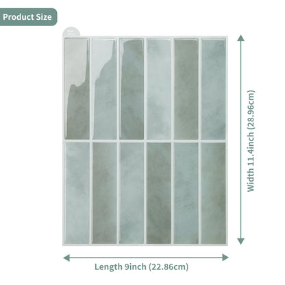 10 Sheets 3D Marble Wall Tiles Home DIY Wallpaper Waterproof Self Adhesive Wall Stickers for Kichen Bathroom Backsplash Decor