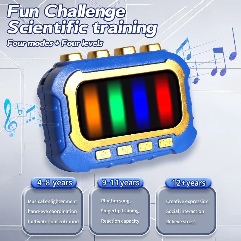 Fingertip rhythm Finger drumming palm rhythm game machine children's challenge course concentration reaction intelligence toys