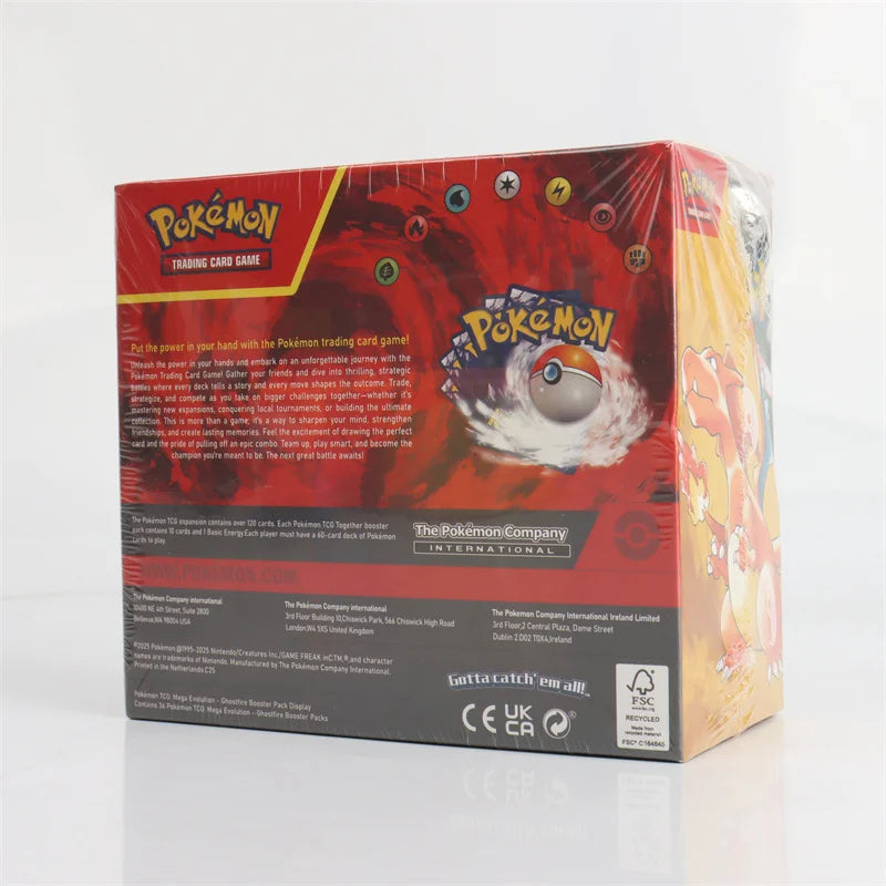 30th Anniversary Edition Pokemon Cards EVOLUTION Pokemon Booster Box Collectible Tradiner Card Game