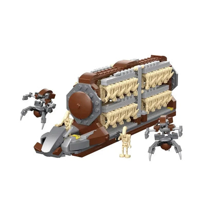 522PCS Space War Transport Vehicle Building Blocks Alien War Soldier Car Model Bricks Desktop Decoration DIY Toys Holiday Gifts