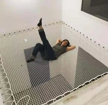 indoor and outdoor suspended DIY loft net bed hammock floor hammock for children and adults