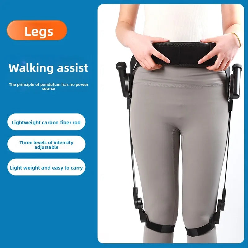 Exoskeleton Leg Power Assist Walker | Lower Limb Walking Support for Mobility Recovery & Daily Use