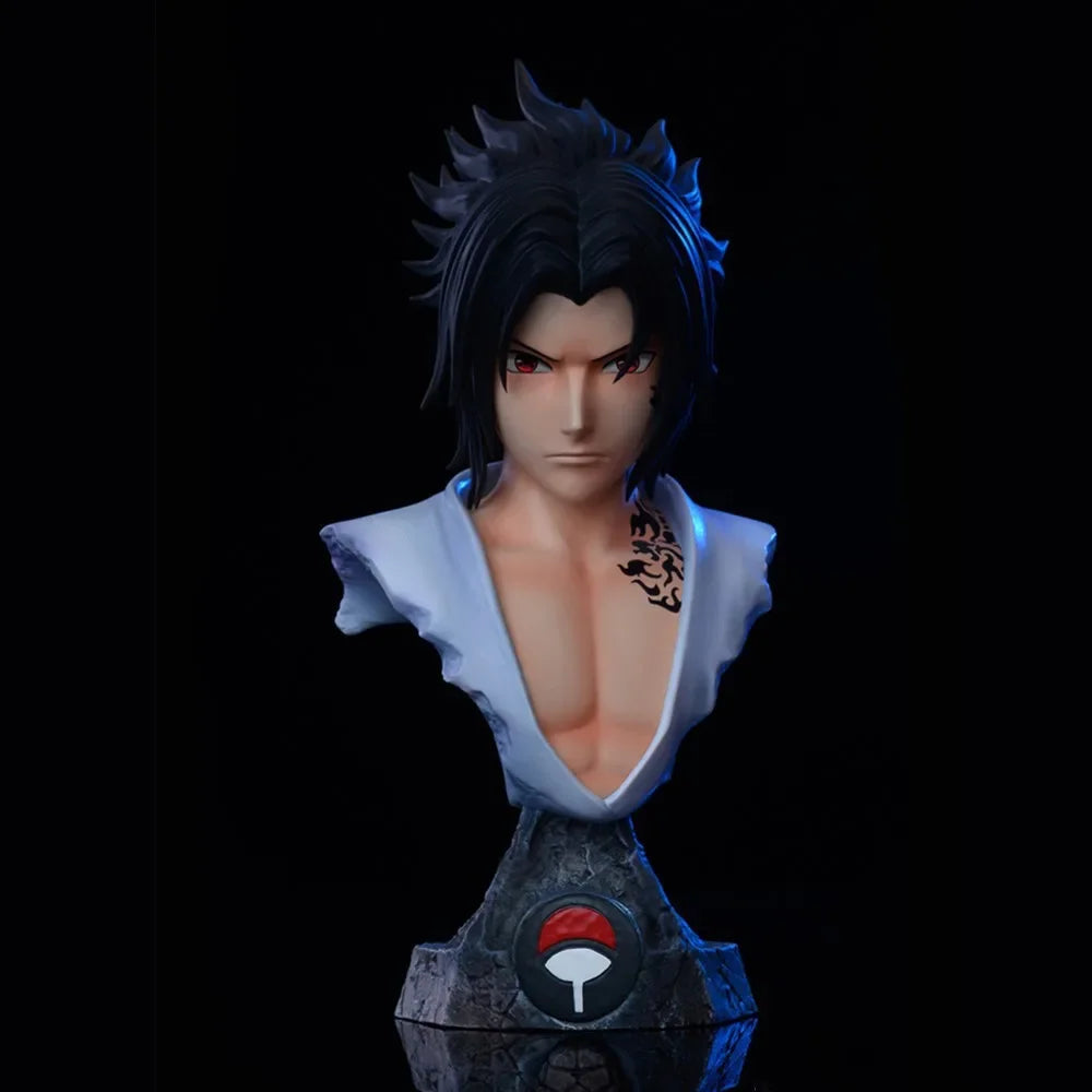 Naruto Action Figure Each Character Bust Portraits Sasuke Kakashi Itachi Model Statue Toys Desktop Ornament Decoration