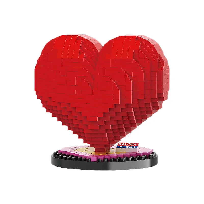 Creative Micro Diamond Love Building Blocks Valentine's Day Gift Girls Birthday Gift Confession Artifact Couple Gift Ornaments