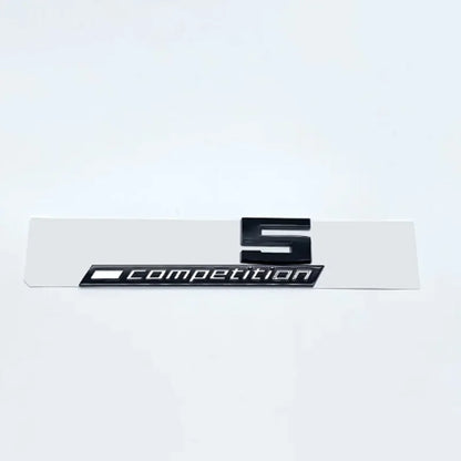 Giossy Black 3D ABS COMPETITION ABS Emblem Thunder Edition For BMW M1 M2 M3 M4 M5 M6 M8 Car Trunk Badge Sticker