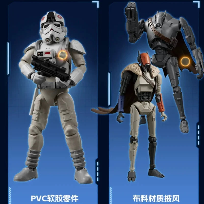 BLOKEES Star Wars Series Brick Figures Beyond Edition The Mandalorian and Grogu Imperial Stormtrooper Assembled Model Toy Gift