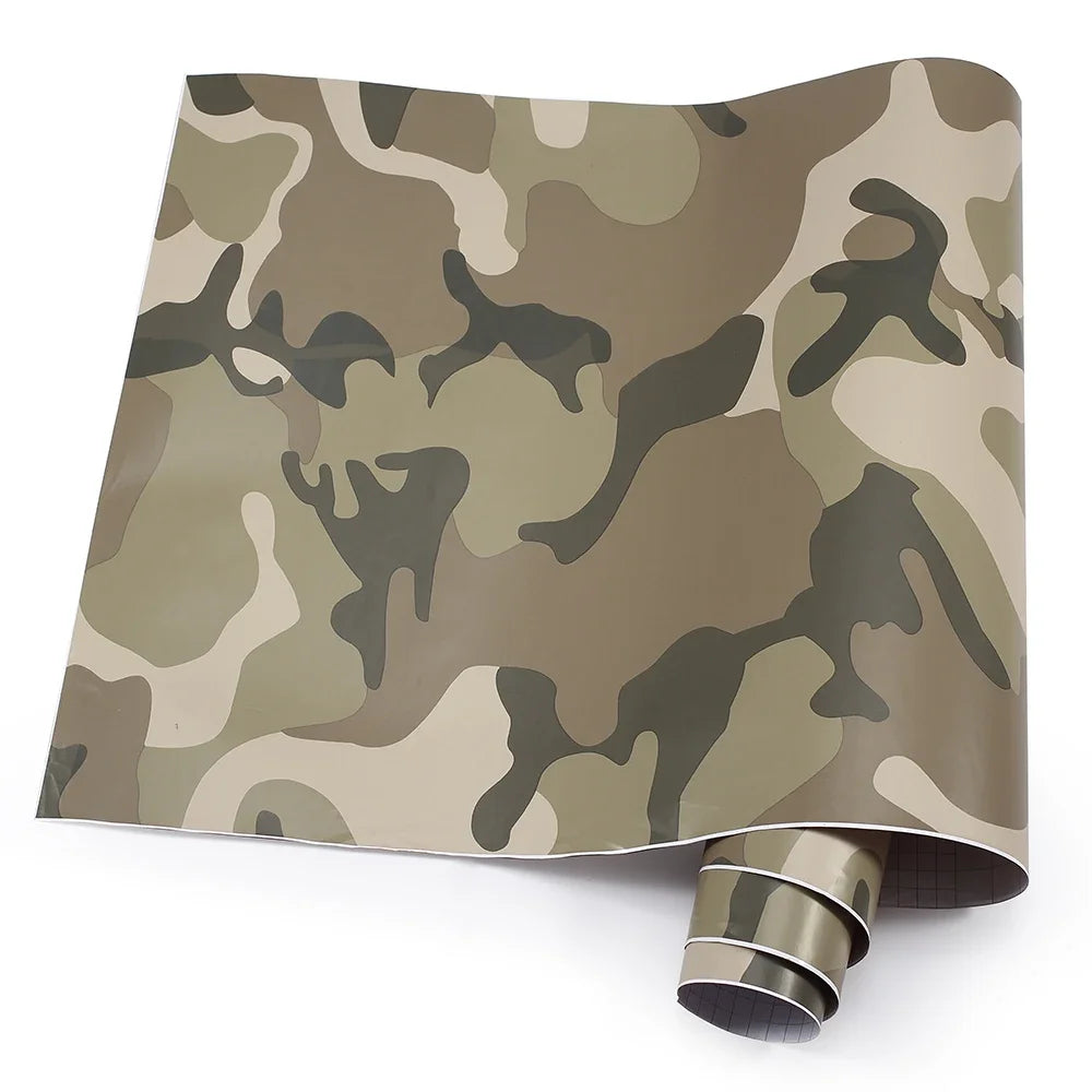 Camo Vinyl Film Car Motorcycle Decal Camouflage Sticker Film Sheet for Car Styling Bike Computer Laptop Scooter Motorcycle DIY