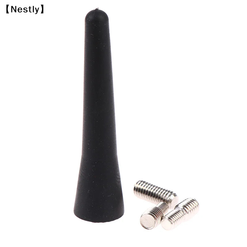 Universal Car Antenna 2.5 Inch Short Car Aerial FM/AM Inputs M4 M5 M6〔Nest〕