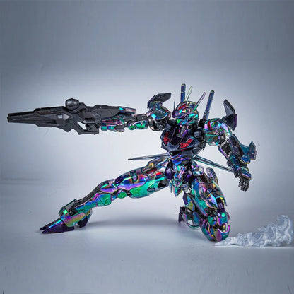 New Fm Laser Iridescent Aerial Assembly Model Kit Laser Cool Action Figures Desktop Ornament Boy Surprise Gift Collectible Toys