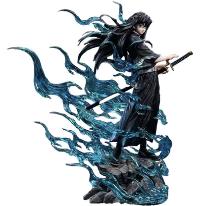Demon Slayer Muichiro Tokito Hashira Gk Figure Resin Statue Collectible Model Desktop Decoration For Anime Collectors