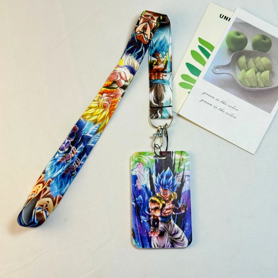 Dragon Ball Credential Holder Japanese Anime Lanyards for Key Neck Strap For Card Badge Gym Keychain Keyring Accessories Gifts