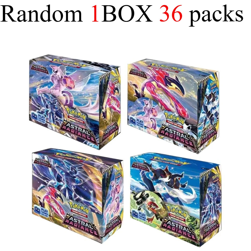 new model English 36 Packs Pokémon TCG: Scarlet & Violet Etsncelles Evoving Skies 151 BATTLE Flames Booster Box Battle  Card