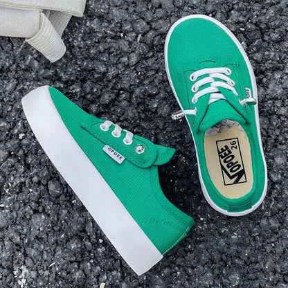 2188 Spring and Autumn Fashion Children's Low Top Canvas Shoes Boys and Girls' Cloth Shoes Cover Feet Children's Shoes Breathabl